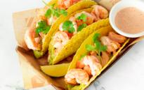  Tacos with shrimps & avocado